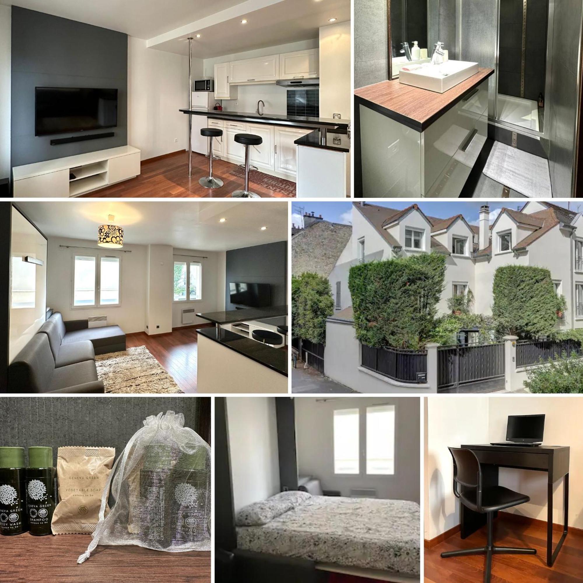 L'Athos - Appartement Equipe - Entre Paris Et Versailles - Haut Debit Garches Zewnętrze zdjęcie